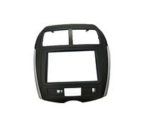 Clynex Car Styling 2Din Autoradio Fascia Auto Stereo Pannello Kit Lettore DVD Cornice in lamiera 2012, for Mitsubishi, ASX/Outlander Sport Rivestimento cruscotto autoradio
