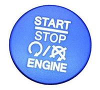 Clynex Car Styling Auto Engine Accensione Start Stop Pulsante Interruttore Anello Adesivo Cover Custodia, for Jeep, Renegade Commander Copertura del pulsante Start Stop