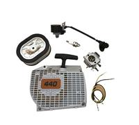 Clynex Carburatore Filtro Aria Bobina di Accensione Modulo Starter Park Plug Accessori for Parti Utensili for motoseghe, for STIHL, 044 046 MS440 MS460 Ricambi per Tosaerba