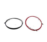 Clynex Cavo acceleratore Cambio Rosso Nero 2 Pezzi, for, Leva di Controllo Barca fuoribordo Parte Marina