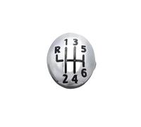 Clynex Coperchio del tappo del pomello del cambio for auto a 5/6 velocità, for Renault, Clio Twingo Scenic Megane II 1996-2011 Testa della leva del pomello del cambio Pomello del cambio(BLACK 6 Speed)