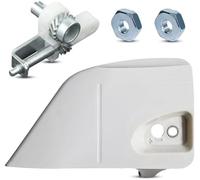 Clynex Coperchio frizione pignone con tenditore regolatore catena, for STIHL, MS171 MS181 MS181C MS211 MS211C Sostituire 1139 640 1700 1123 007 1000 Copertura protettiva per pignone frizione motosega