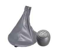 Clynex Copertura antipolvere for pomello del cambio for auto a 5 velocità, for Fiat, 500 500c 2007-2013 for Panda 2003-2012 Leva Pen Stick Gaitor Boot Pomello del cambio(BLACK Gear knob gaiter)