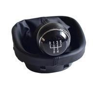 Clynex Copri bagagliaio con cuffia pomello cambio auto a 5/6 velocità, for Caddy, 2 II MK2, per, for Touran, 2004-2009 Leva del cambio manuale Pallamano Pomello del cambio(BLACK 5 Speed)