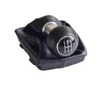 Clynex Copri bagagliaio con pomello cambio leva cambio 5 6 marce, for, A4 B6 B7 2000-2008 Car-Styling con ghetta in pelle Pomello del cambio(BLACK 5R Speed-Black)