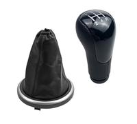 Clynex Copri bagagliaio con pomello del cambio for auto, for Ford, Fiesta, MK6 Fusion Transit Connect 2002-2008 Collare for custodia Pomello del cambio(5 Speed Black Case)