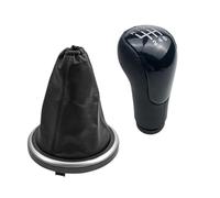 Clynex Copri bagagliaio con pomello del cambio for auto, for Ford, Fiesta, MK6 Fusion Transit Connect 2002-2008 Collare for custodia Pomello del cambio(6 Speed Black Case)
