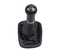 Clynex Copri leva cambio for auto a 5 velocità, for Golf, 2 3 4 Cabrio, for POLO, 6N, for Passat, 35i Pomello a leva Ghetta Custodia for stivale MT Car Styling Pomello del cambio(BLACK 5 Speed-Black)