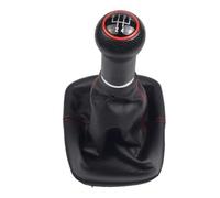 Clynex Copri leva cambio for auto a 5 velocità, for Golf, 2 3 4 Cabrio, for POLO, 6N, for Passat, 35i Pomello a leva Ghetta Custodia for stivale MT Car Styling Pomello del cambio(BLACK 5 Speed-Red)