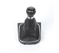 Clynex Copri leva pomello cambio auto a 5 velocità 6 velocità, for Golf, 6 VI MK6, for Jetta, 5, for Golf, 5 V MK5 Pallamano Pomello del cambio(6 Speed Black Line)