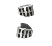 Clynex Copri pedale for auto AT Pedali MT, for VW, for Golf 5 6 GTI, for Jetta MK5 CC, for Passat B6 B7, for Touareg, for Skoda, for Octavia, parti Sostituzione del pedale dell'auto(Mt brake and cluth