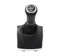 Clynex Copri pomello cambio auto a 5/6 velocità, for Opel, Vauxhall, Astra H 2005-2009 Cuffia con leva leva Pomello del cambio(BLACK 5-Speed)