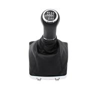 Clynex Copri pomello cambio auto a 5/6 velocità, for Opel, Vauxhall, Astra H 2005-2009 Stivale con leva for penna a leva Pomello del cambio(BLACK 6 speed)