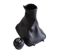 Clynex Copri pomello cambio manuale a 5 marce, for Vauxhall, for Opel, Astra II G Zafira A 1998-2010 Leva for styling auto con cuffia in pelle Pomello del cambio(BLACK Gear Shift Knob Case)