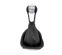 Clynex Copri pomello cambio manuale for auto a 5 velocità, for Chevrolet, for Holden Barina Spark M300 2011-2015 con cambio di avvio Pomello del cambio(Schwarz)