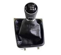 Clynex Copri pomello leva cambio manuale for auto 5/6 velocità, for Golf, 7 MK7 GTI GTD 2013-2017 Ghetta for bagagliaio for pallamano Car Styling Pomello del cambio(BLACK 6 Speed)