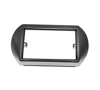 Clynex Cornice for fascia radio 2 Din, for Citroen, Nemo Navigazione GPS Car Stereo Radio Doppio 2 Din, for Peugeot, Bipper, for Fiat, Fiorino/Qubo 2008+ Rivestimento cruscotto autoradio(178x100mm)