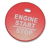 Clynex Custodia for anelli di arresto avvio con un pulsante for decorazione del motore di accensione interna automatica Custodia for Fit, for Civic, 2018 Copertura del pulsante Start Stop