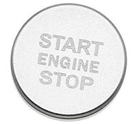 Clynex Custodia protettiva for pulsante di arresto avviamento motore automatico anello adesivo for auto, for, A6 B8 A6L Q5 8R A4 C7 B9 A7 BT 2018 Copertura del pulsante Start Stop