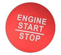 Clynex Custodia senza fori for anello motore di accensione, avviamento e arresto con un pulsante, for Civic, berlina coupé Copertura del pulsante Start Stop