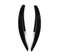 Clynex Faro anteriore Lampada Sopracciglio Coperchio coperchio Trim Adesivo Kit corpo Accessori auto, for Scirocco R GTS 2008-2017 Pellicola per fari(Schwarz)