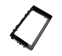 Clynex Fasce doppio Din da 9 pollici Installazione cruscotto Kit rivestimento surround Pannello stereo Lettore DVD Cornice radio, for Kia, Rio 2016 Rivestimento cruscotto autoradio