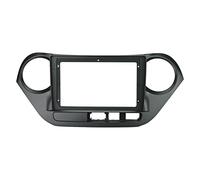 Clynex Fascia for auto 2din da 9 pollici, for Hyundai, I10 2014-2017 Ruota sinistra Doppio Din Pannello telaio DVD for auto Installazione sul cruscotto Pannello audio per auto(Left wheel frame)