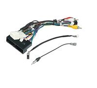 Clynex Fascia for auto 2din da 9 pollici, for Hyundai, Tucson IX35 2016-2018 Pannello Dash Installazione Refitting Adattatore Canbus Doppio Din Cornice DVD Pannello audio per auto(Power cable)