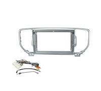 Clynex Fascia for auto da 9 pollici, for Kia, KX5 2016-2017 Stereo doppio Din for auto DVD Frame Install Panel Dash Mount Installazione Pannello audio per auto(Frame and cable)