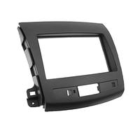 Clynex Fascia radio 2 Din Fascia stereo Dash Trim Kit telaio DVD di installazione, for Mitsubishi, OUTLANDER 2008 2009 2010 2011 2012 Rivestimento cruscotto autoradio(178x102mm)
