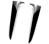Clynex Finitura adesiva for alettone spoiler laterale lunotto, for BMW, X3 F25 2011-2017 Parti esterne splitter for canard in ABS nero lucido Copertura laterale dello spoiler posteriore