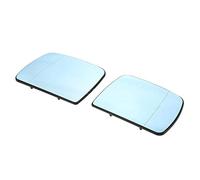 Clynex for BMW, E53 X5 99-06 51168408797 51168408810 1 Paio di Ricambio in Vetro for specchietto retrovisore riscaldato Lato Destro e Sinistro Vetro specchietto retrovisore(Blue Left Side)