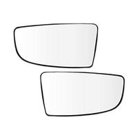 Clynex for Ford, Transit T150 T250 T350 2015 2016 2017 Coppia Specchio Convesso Inferiore in Vetro con Piastra di Supporto Vetro specchietto retrovisore(1Pair)