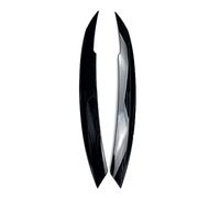Clynex For Jetta MK6, for Sagitar NCS 2010-2018 Auto Faro Palpebra Sopracciglio Trim Copertura Nera Testa Luce Sopracciglia Trim Copertura Adesivi ABS Pellicola per fari(Gloss Black)