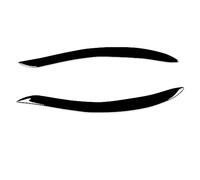 Clynex For Nissan 200SX S15 1999 2000 2001 2002 2 pezzi Gloss Black Auto Fari anteriori Sopracciglia Palpebre Trim Copertura Kit corpo vettura Tuning Pellicola per fari
