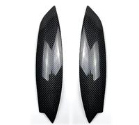 Clynex For VW, for GOLF 5 MK5 GTI R R32 2005 2006 2007 2 pezzi Fari Sopracciglio Palpebre ABS Gloss Nero Trim Accessori di copertura Pellicola per fari(Carbon Look)