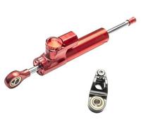 Clynex For ZERO, kit ammortizzatore stabilizzatore sterzo 10X staffa di modifica ruota anteriore parti scooter elettrico Ammortizzatore sterzo scooter(BLACK Red damper2)