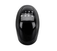 Clynex Ghetta for pomello del cambio for auto a 5 velocità, for, Sprinter W 906 W906 2006-2018 Accessori for copristivali in pelle con levetta Pomello del cambio(BLACK 6 Speed Gearknob)