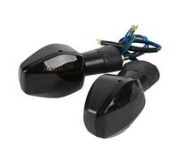 Clynex Indicatore di direzione del Motociclo Segnale Len Winker Ambra Adatto for CBR600RR 2003-2008 CBR600 F4i 2001-2006 CB900 2002-2007 CB400 2003-2012 Spia Luminosa per Moto(Smoke Lens)