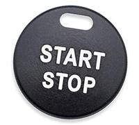 Clynex Interruttore di accensione Motore Start Stop Anelli Decorazione Coperture Foro Accessori Custodia, for NISSAN, for Qashqai, Adesivo J11 Copertura del pulsante Start Stop