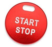 Clynex Interruttore di accensione Motore Start Stop Anelli Decorazione Coperture Foro Accessori Custodia, for NISSAN, for Qashqai, Adesivo J11 Copertura del pulsante Start Stop