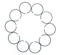 Clynex Kit Anello pistone 10 Pezzi Lotto 38mm x 1,5mm, for Pezzi di Ricambio Motosega Husqvarna 36 41 136 136LE 137 137e 141 141LE 142 142e Anello del pistone della Motosega