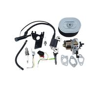 Clynex Kit carburatore Guarnizione elettrodo Interruttore Bobina accensione Motore GX160 5.5HP GX200 6 Ricambi per Tosaerba