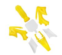 Clynex Kit carenatura moto Parafango Copertura in plastica Apollo Orion Pit Dirt Bike Accessori motocross Kit carenatura per moto(Yellow)