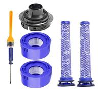 Clynex Kit coperchio motore posteriore e filtri, for aspirapolvere Dyson, V7 V8 Absolute/Animal Accessori di ricambio 965661-01 e 967478-01 Copertura posteriore del motore di aspirazione