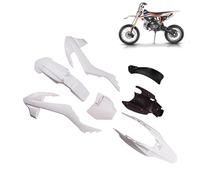 Clynex Kit corpo carenatura KT65. Adatto for pit bike 2016-2017, parafanghi Highper110cc, 125cc, 150cc Pit Dirt Motor Trail Bike Kit carenatura per moto(WHITE)