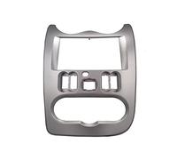 Clynex Kit cruscotto stereo con fascia 2Din Doppia plancia Installazione Cornice pannello frontale, for Renault, Logan Sandero, for Dacia, Duster Rivestimento cruscotto autoradio