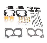 Clynex Kit di riparazione carburatore 18-7046 439076 Con galleggiante, for Johnson, for Evinrude Twin Carb Rebuild V4 85 90 100 115 125 140 HP Kit guarnizione carburatore per motore di barca