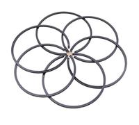 Clynex Kit Fasce Elastiche 6 Pezzi 41mm * 1.5mm, for Partner 350 351 370 390, for Poulan 40cc 42cc, for Parti del Cilindro Koblen for Motosega Husqvarna 350 Anello del pistone della Motosega