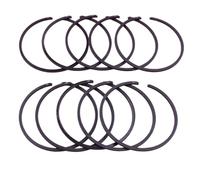 Clynex Kit Fasce Elastiche da 10 Pezzi, for soffiatore for Motosega 028 029 034 MS191 MS290 BR400 SR400 46mm x 1,5mm Anello del pistone della Motosega